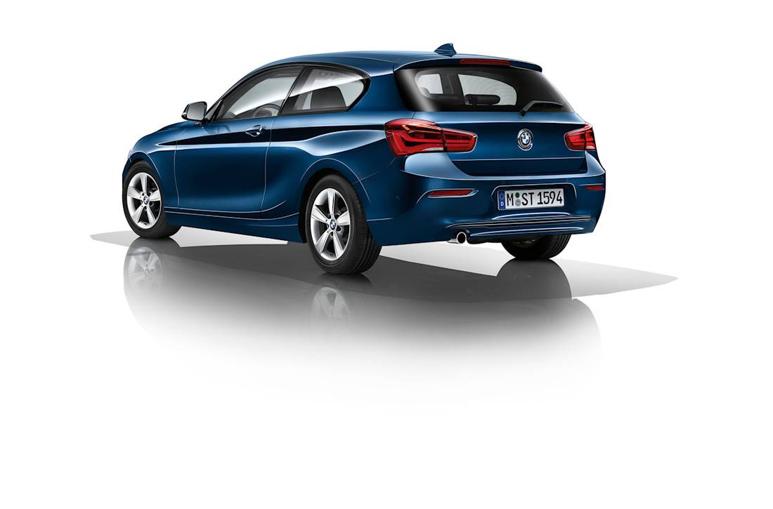 BMW 114 achterkant