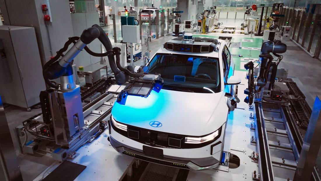 Bizar: de nieuwe Hyundai-fabriek wordt geleid door robots