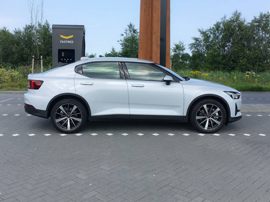 Polestar 2 Standard range Single motor: actieradius gemeten bij 100 km/h