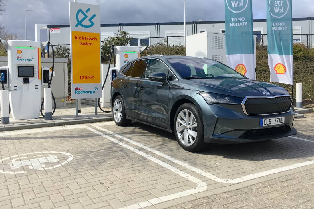 Skoda Enyaq iV: actieradius gemeten bij 100 en 130 km/h