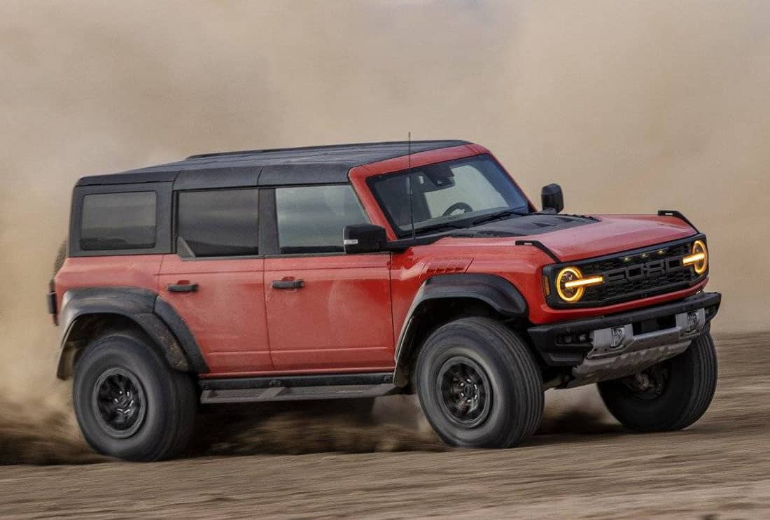 Hele grote bloemkolen! De nieuwe Ford Bronco Raptor staat op 37-inch banden