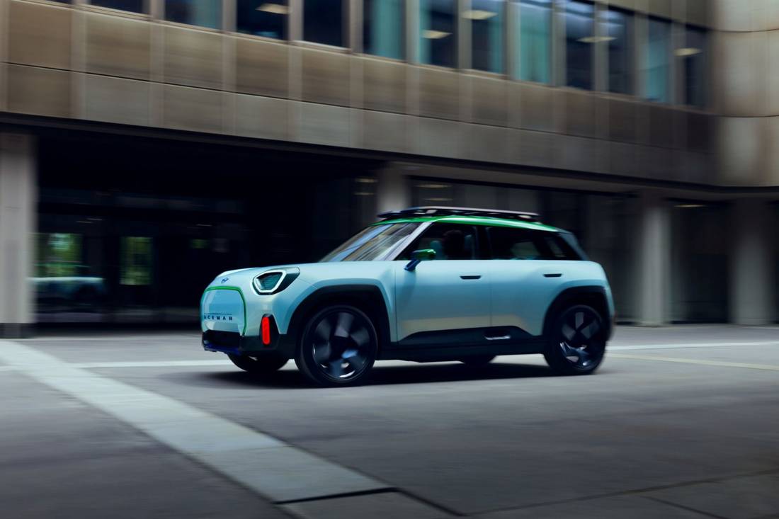 Maar natuurlijk komt ook Mini met een elektrische suv: de Mini Aceman