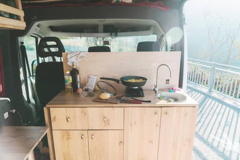 Keuken caravan