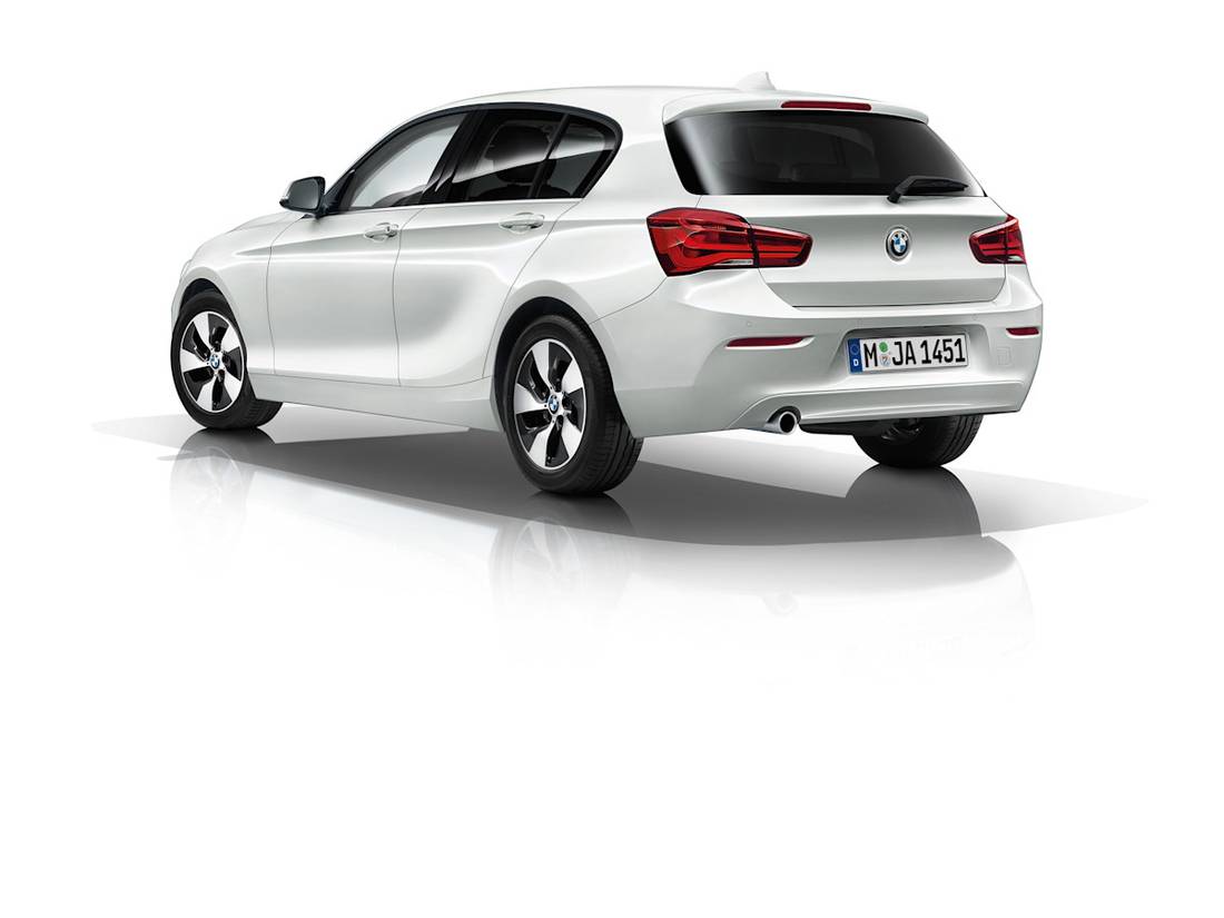 BMW 114 achterkant