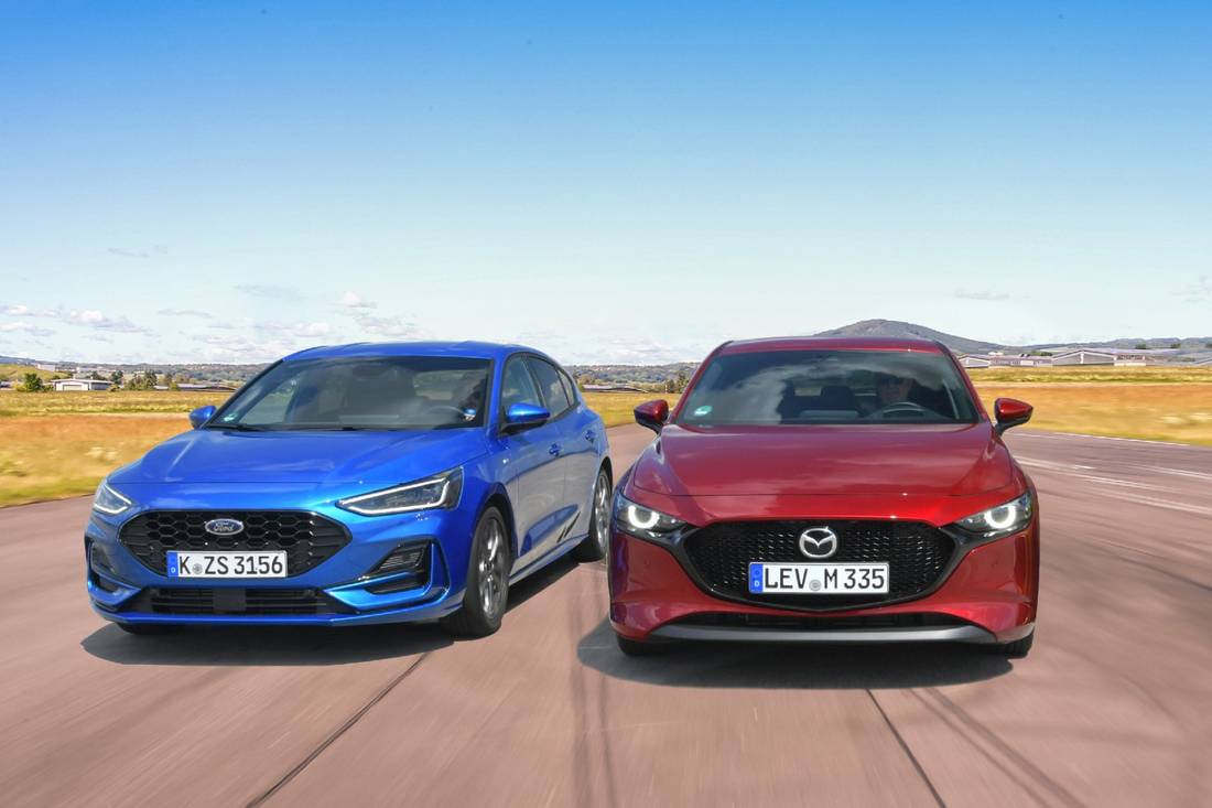 TEST - waarom de Ford Focus een betere gezinsauto is dan de Mazda 3