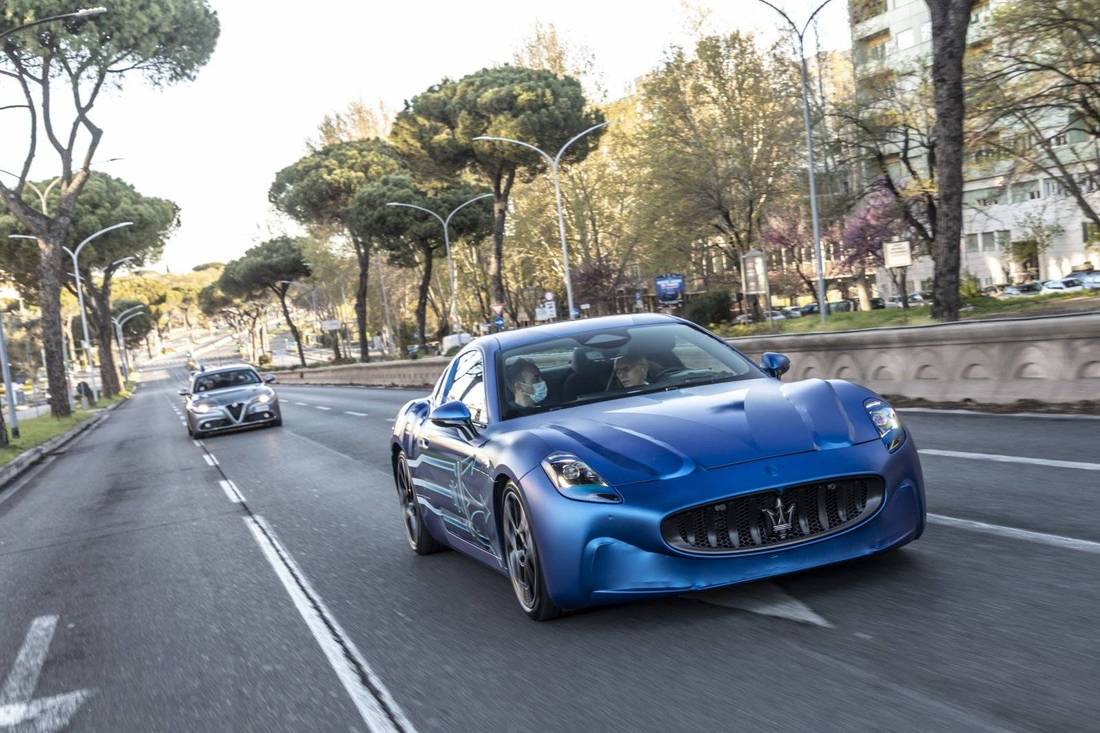 Nieuwe Maserati GranTurismo - Hier rijden 1200 elektrische paardenkrachten