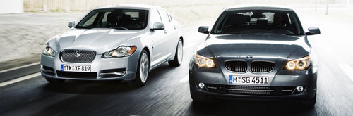 Vergelijkende test: Jaguar XF vs. BMW 525d – De magie van het design