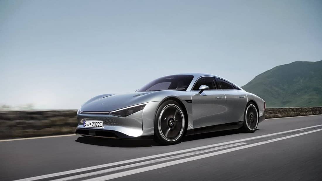 Alleen een pinguïn is aerodynamischer dan deze Mercedes Vision EQXX